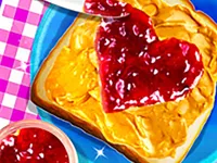 Сэндвич с желе и арахисовым маслом