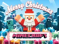 Рождественский пазл MineCraft