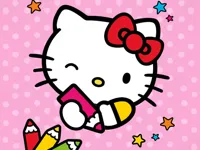 Раскрась по номеру с Hello Kitty