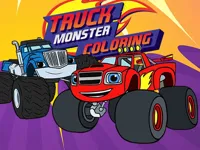 Раскраска Blaze Monster Truck