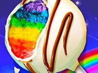 Пекарня с радужными десертами