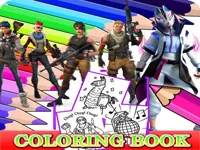 Книжка-раскраска для Fortnite