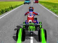 Гонщик на квадроцикле ATV